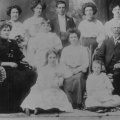 thorn family-James-Thorn-and-Augusta-Matilda-nee-Cole--1910-9-girls-and-1-boy-Caniambo-Gowangardie