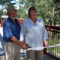 Official Opening of Red Footbridge, Honeysuckle Creek 2008 - Tim Mahar, Robin Landvogt