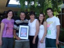 Australia Day 2008 - farewell presentation to Saker Family