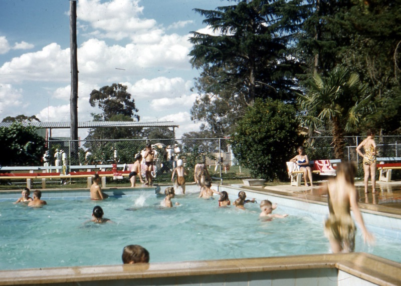 Early days at Swimming Pool