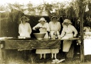 Drinkies. Ladies at drinks table, Tamleugh. 1920's