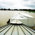 View from top of silos during flood Caniambo 