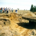 Erosion at Fredericks Weir 1990s