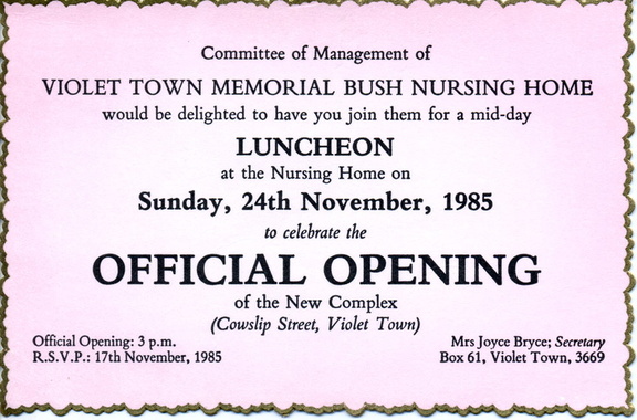 Invitation VTBNC Opening 