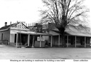 Demolition Russells Butcher for State Savings Bank of Victoria Cowslip St VT 1966