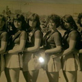 Netballers including Leanne Russell Jones