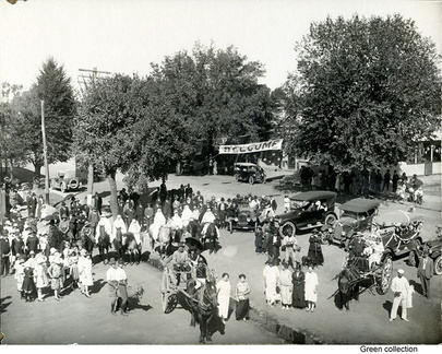 welcome 1920s view from Farmers Arms 