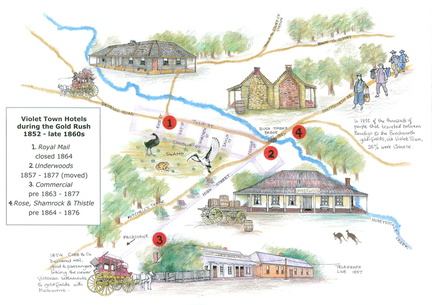 Hotel Map Kerry 1852 to 1860s