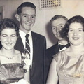 May 27 1960 Lorraine Brown, Keith Adams, Brian Davis, and Gwen Bradshaw - VT Fire Brigade ball