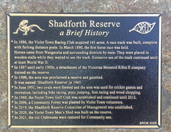 Shadforth Plaque