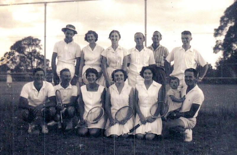 April 60 Presbyterian Tennis team