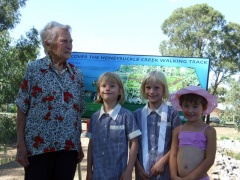 Official Opening of Red Footbridge, Honeysuckle Creek 2008 - Doris Mullarvey